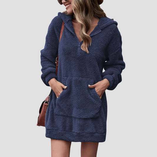 Fluffball Hoodie - Iron Thread