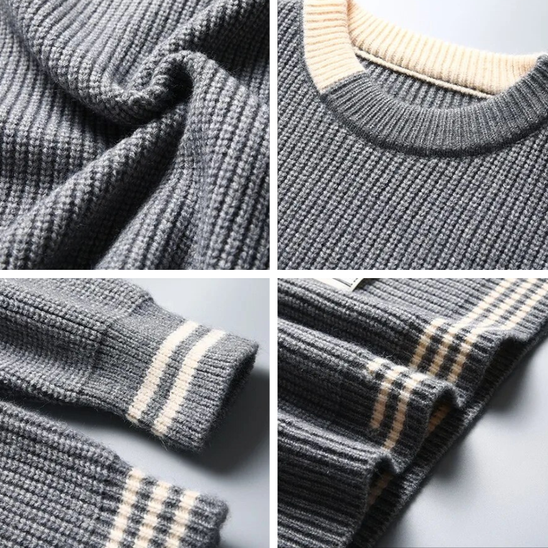 Signature Wool Sweater - Iron Thread