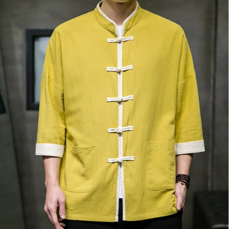 Matsue Japanese Overshirt - Iron Thread