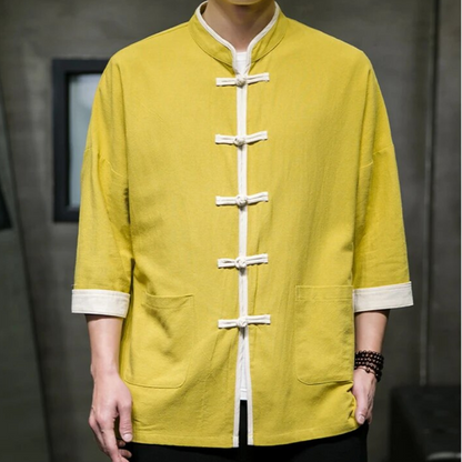 Matsue Japanese Overshirt - Iron Thread