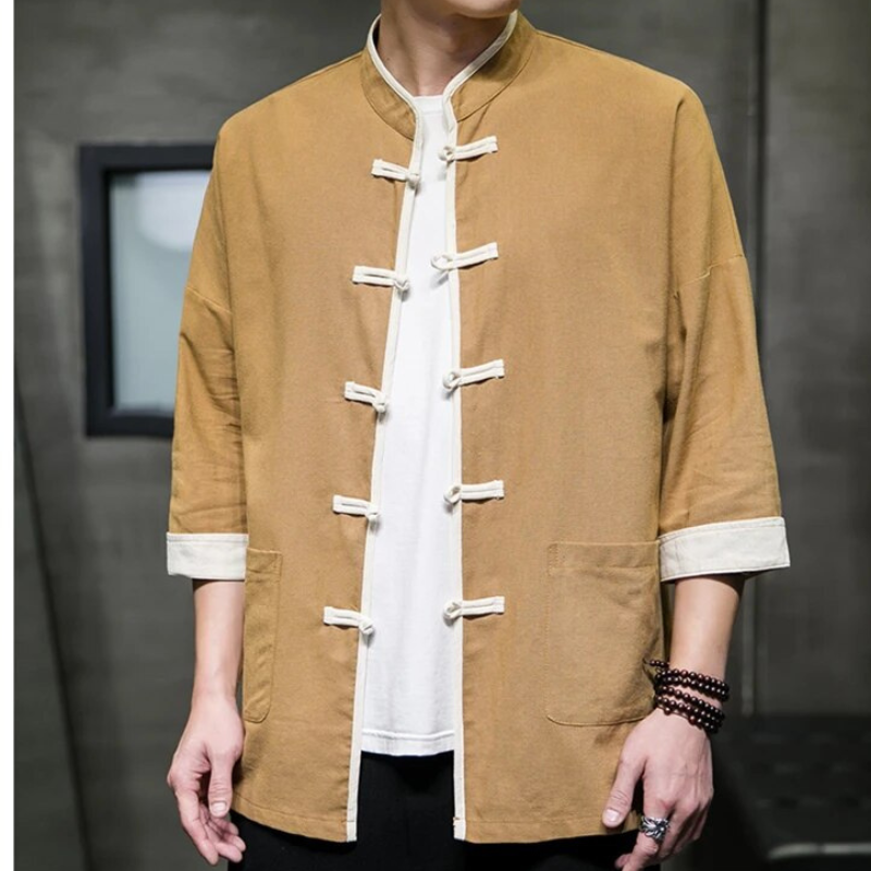Matsue Japanese Overshirt - Iron Thread