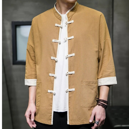 Matsue Japanese Overshirt - Iron Thread