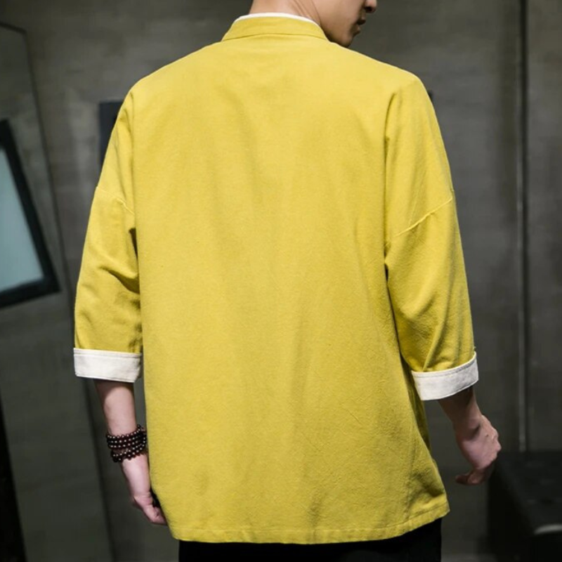 Matsue Japanese Overshirt - Iron Thread