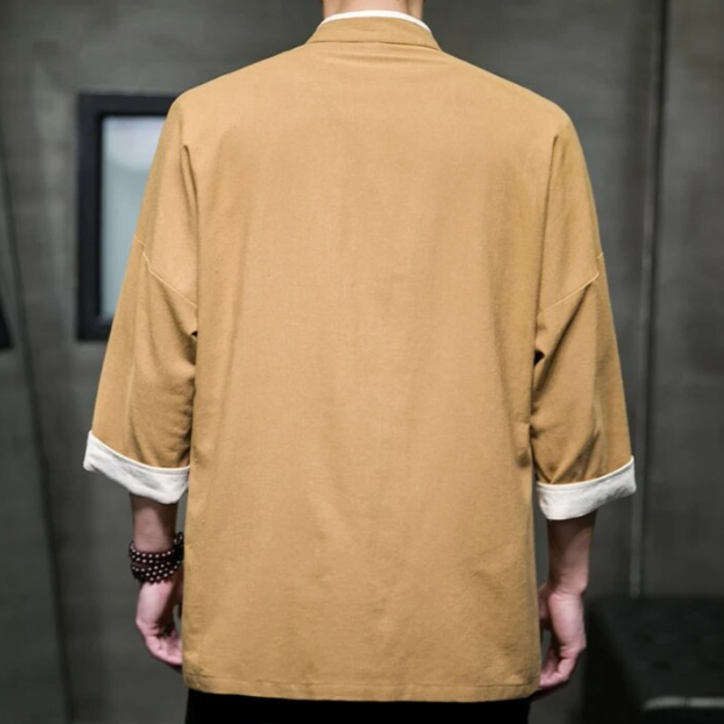 Matsue Japanese Overshirt - Iron Thread