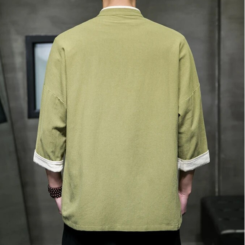 Matsue Japanese Overshirt - Iron Thread