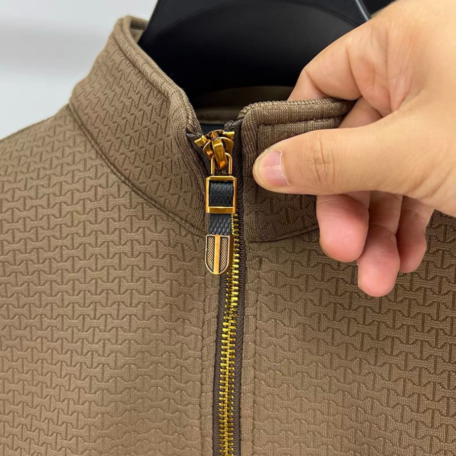 Sintra™ - Cotton Half Zip - Iron Thread