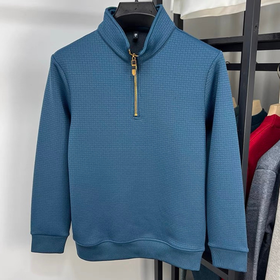Sintra™ - Cotton Half Zip - Iron Thread
