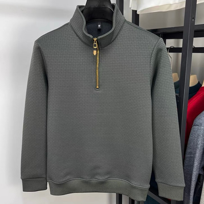 Sintra™ - Cotton Half Zip - Iron Thread