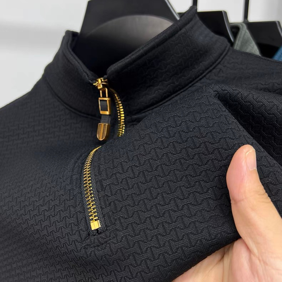 Sintra™ - Cotton Half Zip - Iron Thread
