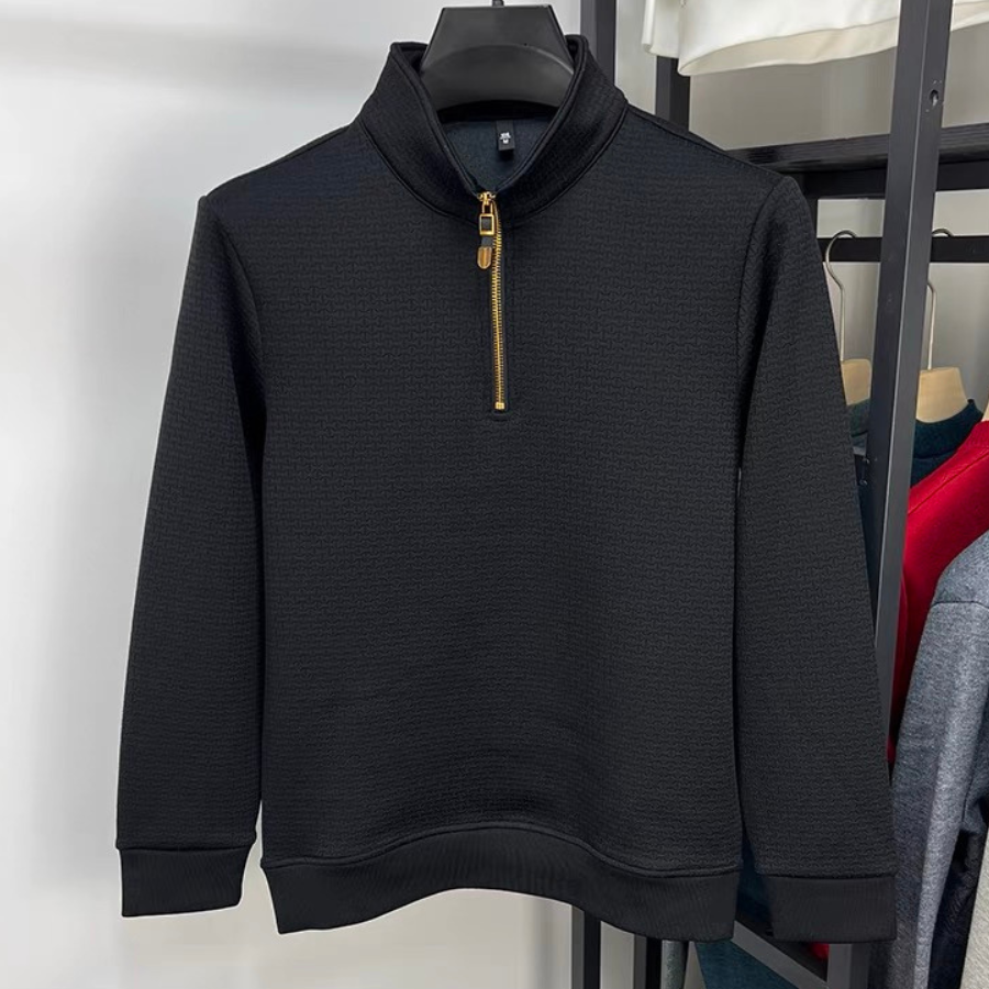 Sintra™ - Cotton Half Zip - Iron Thread