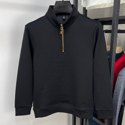 Sintra™ - Cotton Half Zip - Iron Thread