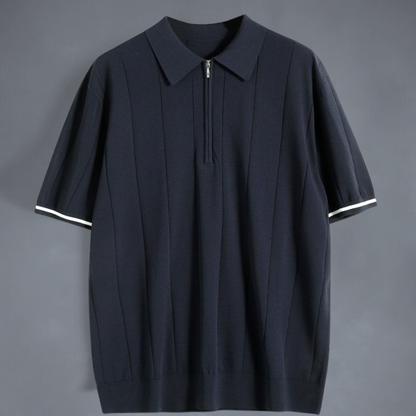 Mirabella Cotton Polo - Iron Thread
