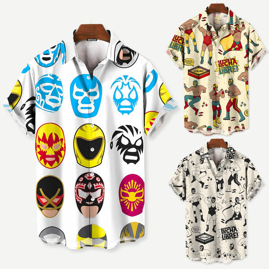 Relaxed Luchador Shirt Bundle #1 - Iron Thread