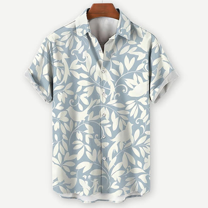 Relaxed Ivory Vines Shirt - Iron Thread