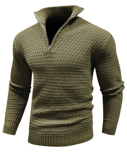 Men's Turtleneck Quarter-Zip (5 Designs) - Iron Thread