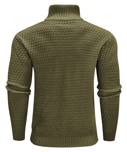 Men's Turtleneck Quarter-Zip (5 Designs) - Iron Thread