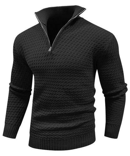 Men's Turtleneck Quarter-Zip (5 Designs) - Iron Thread