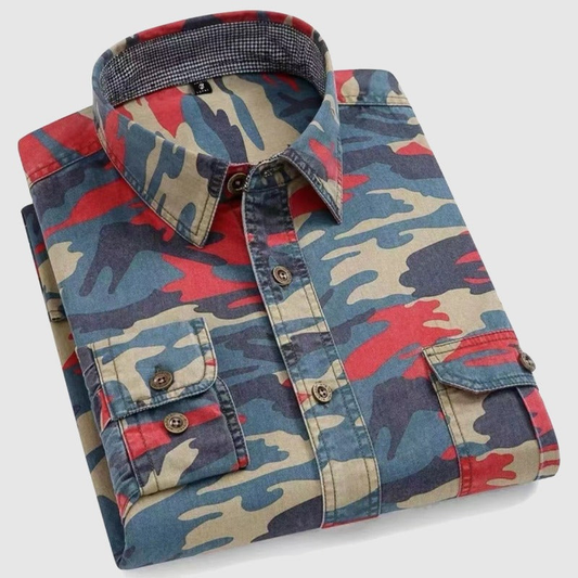 Jaxon Camo Long Sleeve - Iron Thread
