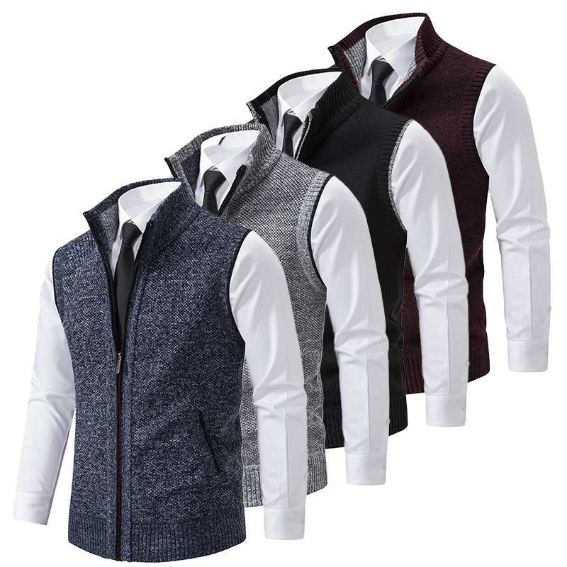 Miguel-Diego Timeless Fleece Vest - Iron Thread