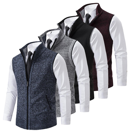 Miguel-Diego Timeless Fleece Vest - Iron Thread