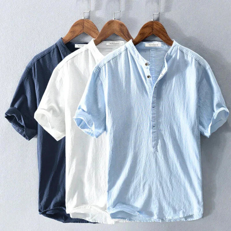 Malaga Premium Linen Shirt - Iron Thread