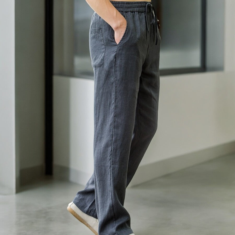 Palmara Linen Pants - Iron Thread