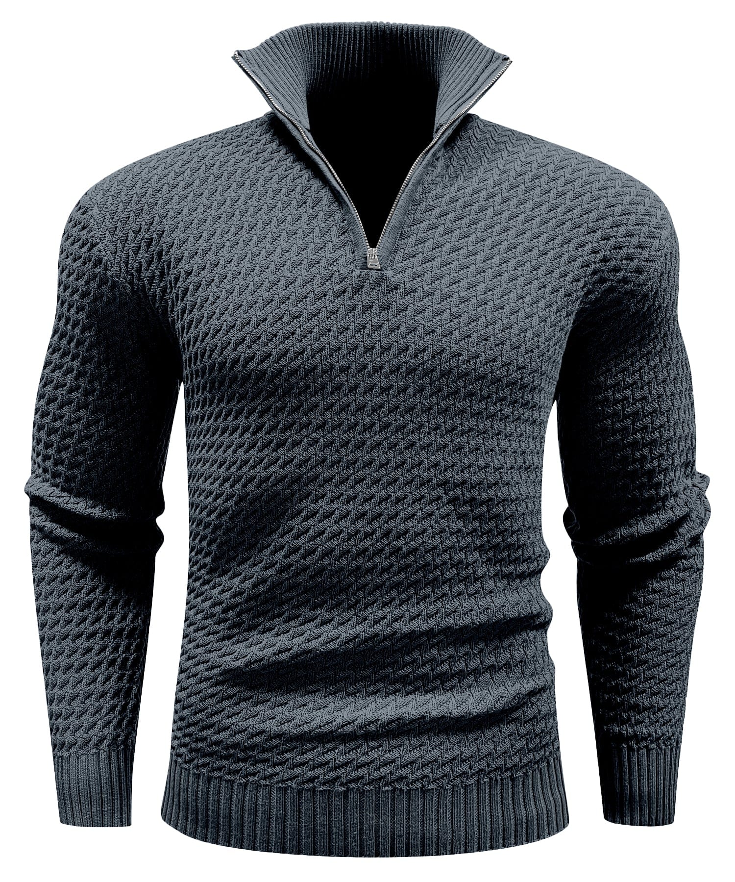 Men's Turtleneck Quarter-Zip (5 Designs) - Iron Thread