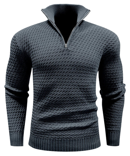 Men's Turtleneck Quarter-Zip (5 Designs) - Iron Thread