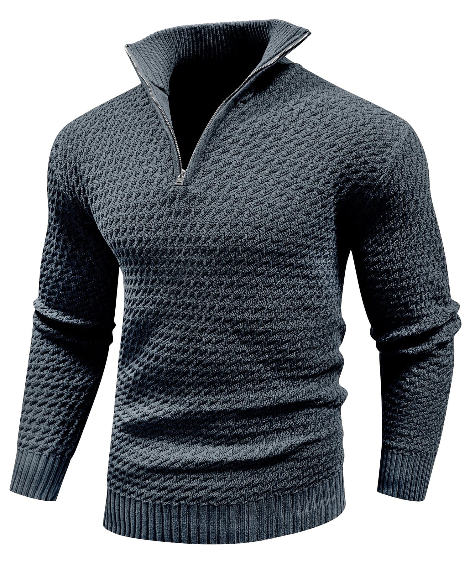 Men's Turtleneck Quarter-Zip (5 Designs) - Iron Thread