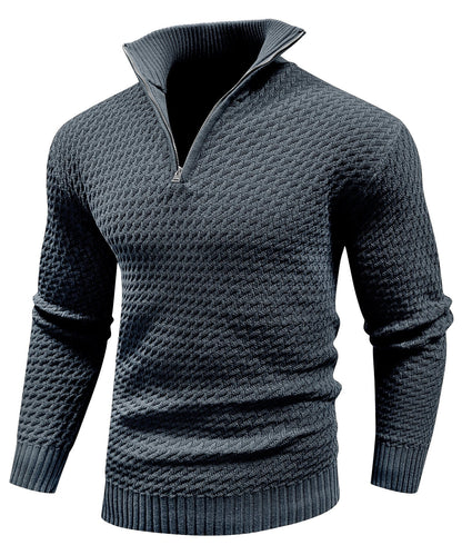 Men's Turtleneck Quarter-Zip (5 Designs) - Iron Thread
