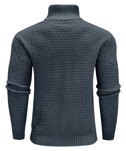 Men's Turtleneck Quarter-Zip (5 Designs) - Iron Thread