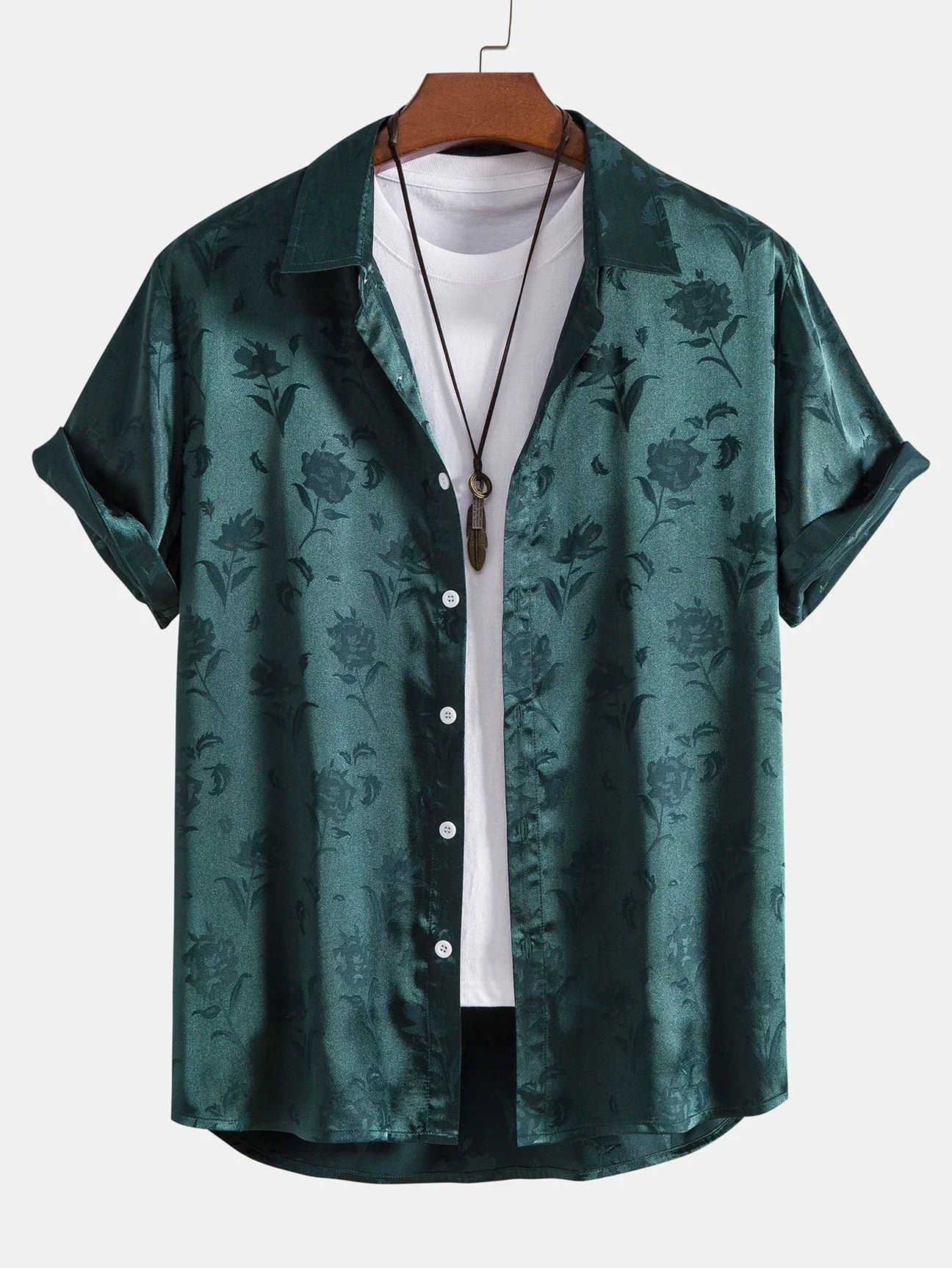 Midnight Rose Bloom Shirt - Iron Thread