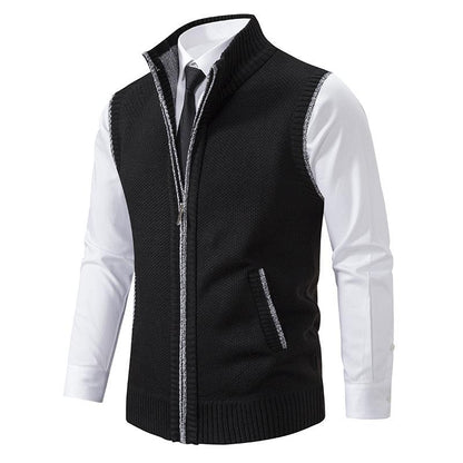 Miguel-Diego Timeless Fleece Vest - Iron Thread
