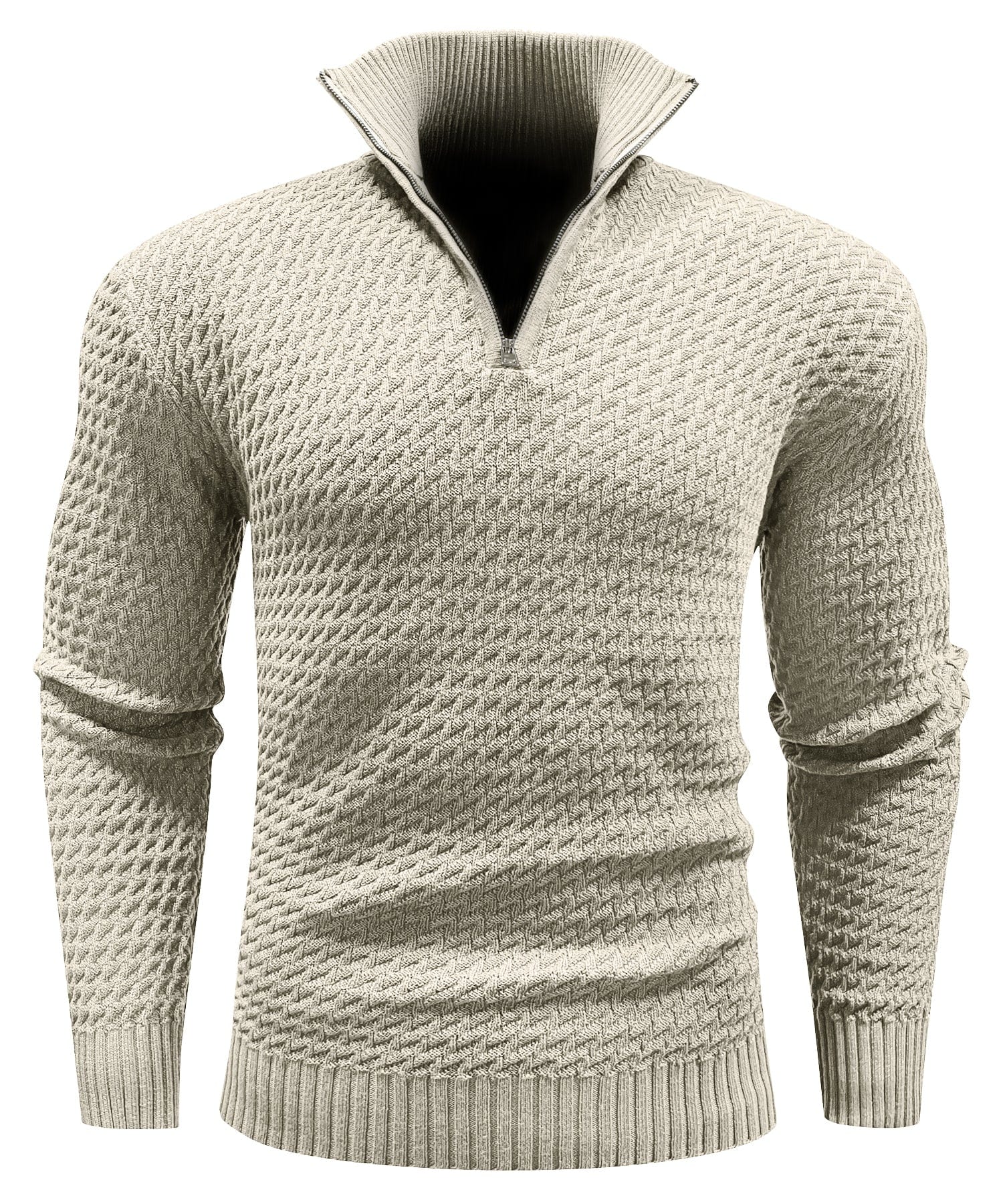 Men's Turtleneck Quarter-Zip (5 Designs) - Iron Thread