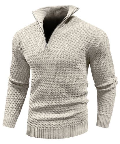 Men's Turtleneck Quarter-Zip (5 Designs) - Iron Thread