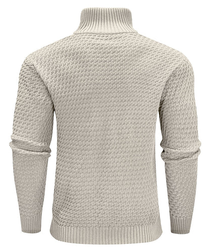 Men's Turtleneck Quarter-Zip (5 Designs) - Iron Thread