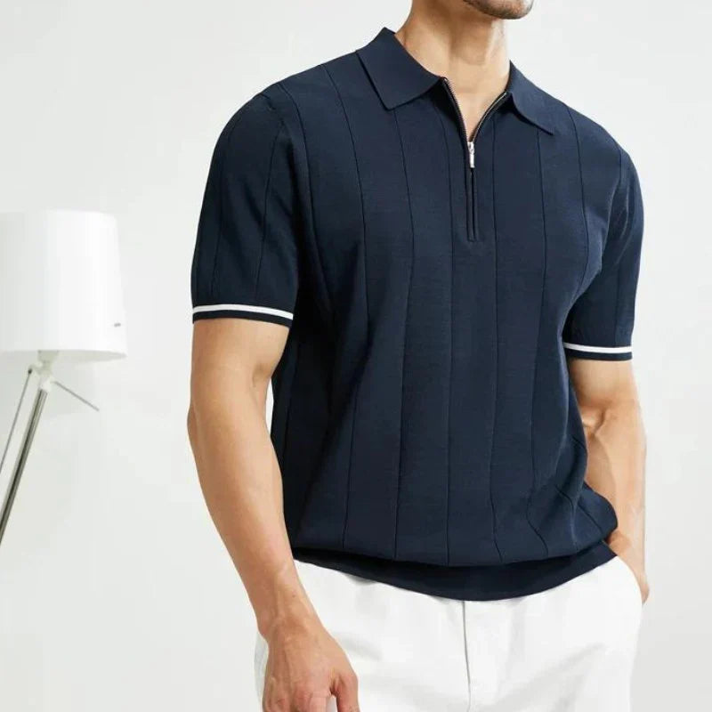 Mirabella Cotton Polo - Iron Thread