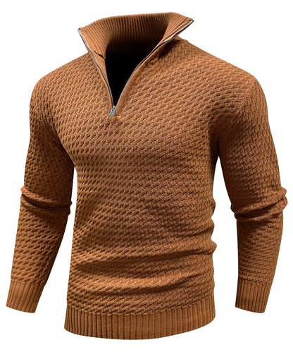 Men's Turtleneck Quarter-Zip (5 Designs) - Iron Thread