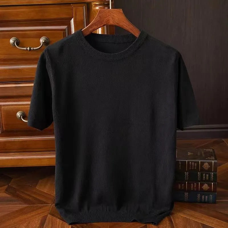 Arezzo Cashmere Tee - Iron Thread