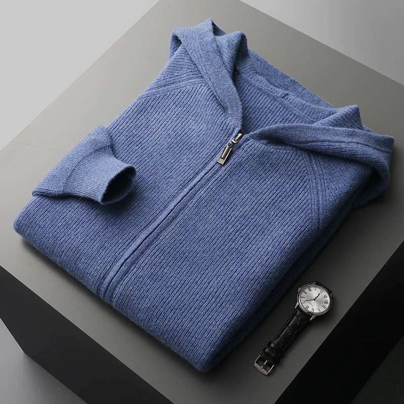 Valletta Cashmere Hoodie - Iron Thread