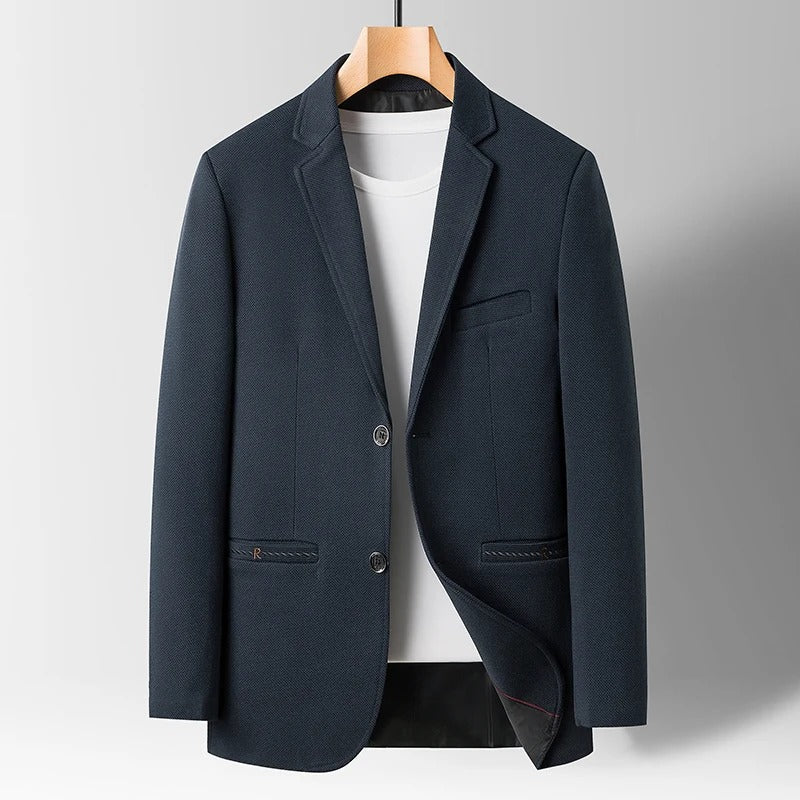 Camerino Wool Blazer - Iron Thread