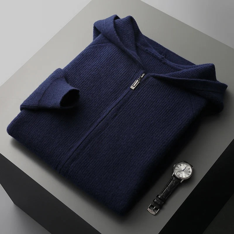 Valletta Cashmere Hoodie - Iron Thread