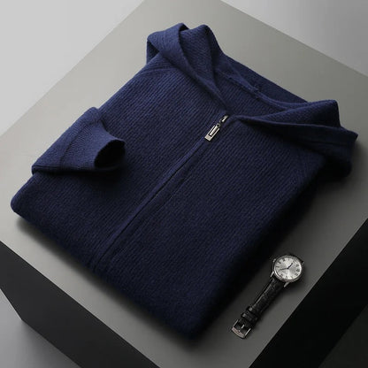 Valletta Cashmere Hoodie - Iron Thread