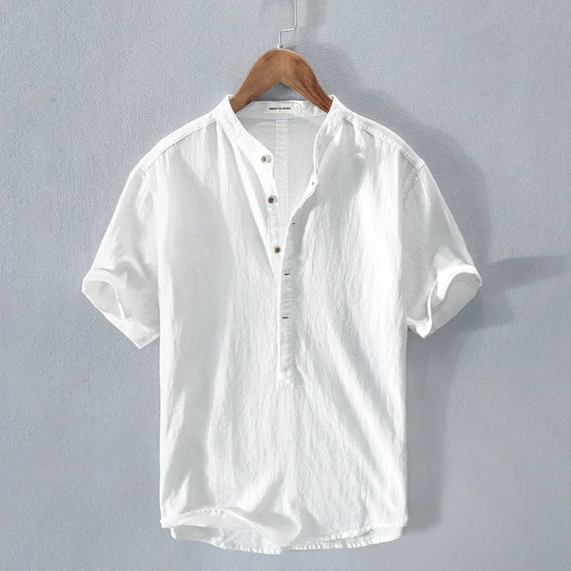 Malaga Premium Linen Shirt - Iron Thread