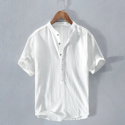 Malaga Premium Linen Shirt - Iron Thread