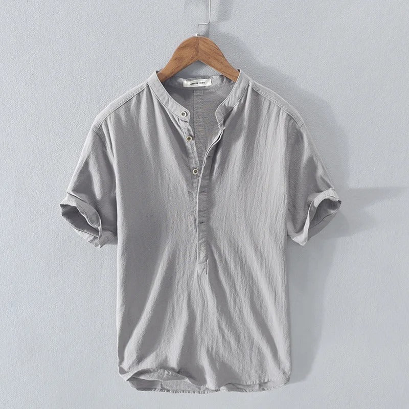 Malaga Premium Linen Shirt - Iron Thread
