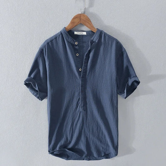 Malaga Premium Linen Shirt - Iron Thread