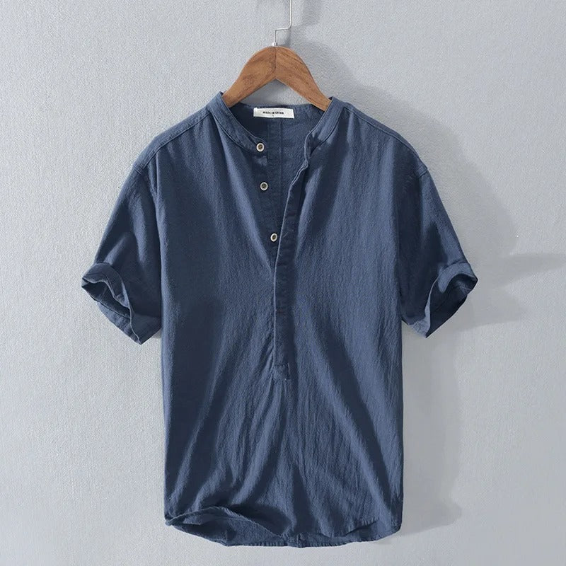 Malaga Premium Linen Shirt - Iron Thread