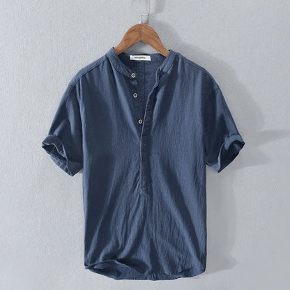 Malaga Premium Linen Shirt - Iron Thread
