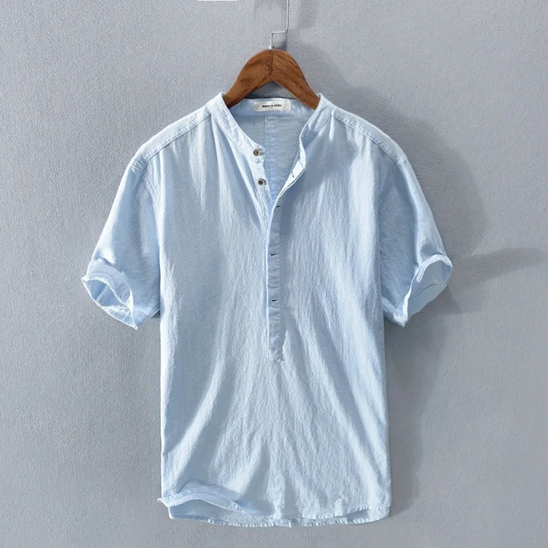 Malaga Premium Linen Shirt - Iron Thread